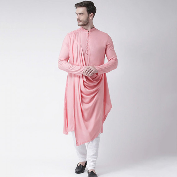 http://13.200.69.142/products/men-pink-solid-straight-kurta-with-attached-drape