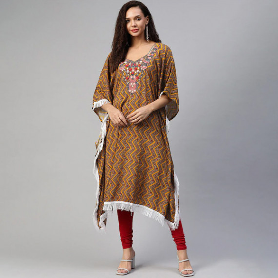 http://13.200.69.142/products/women-orange-brown-geometric-printed-thread-work-pure-cotton-kaftan-kurta